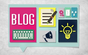 Blog Weblog Media Online Messaging Notes Concept