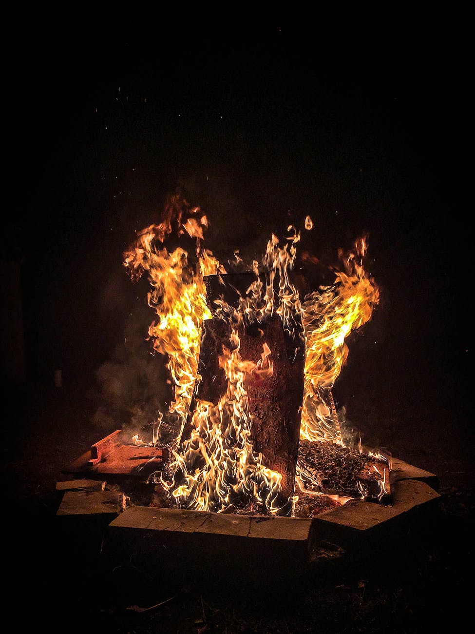 photo of bonfire